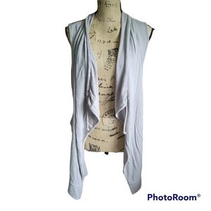Drape Front Athleta Cardigan Sz Small- Gray